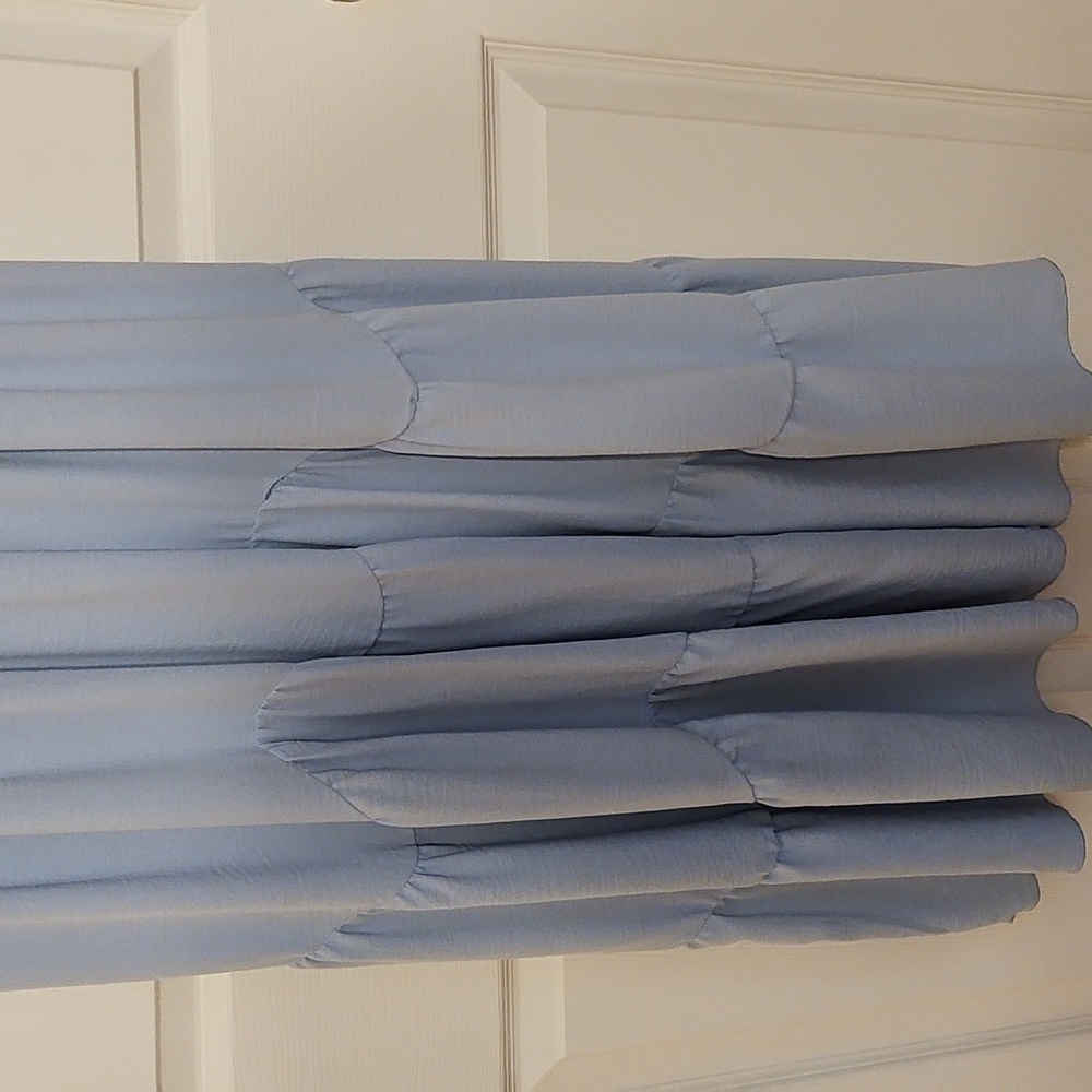 Light Blue Short Sleeve Dress by Simplee - Picture 14 of 14